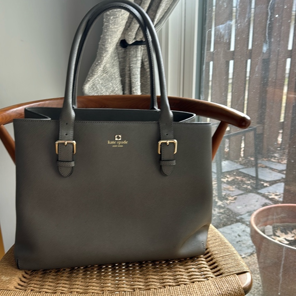 Kate Spade - Gray Leather Tote